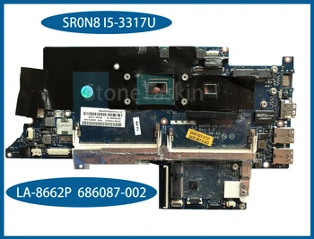 Най-добрата стойност 686087-002 за Дънната платка на лаптоп HP Envy4 Envy 6 QAU30 LA-8662P SR0N8 I5-3317U DDR3 100% Тестван Изображение